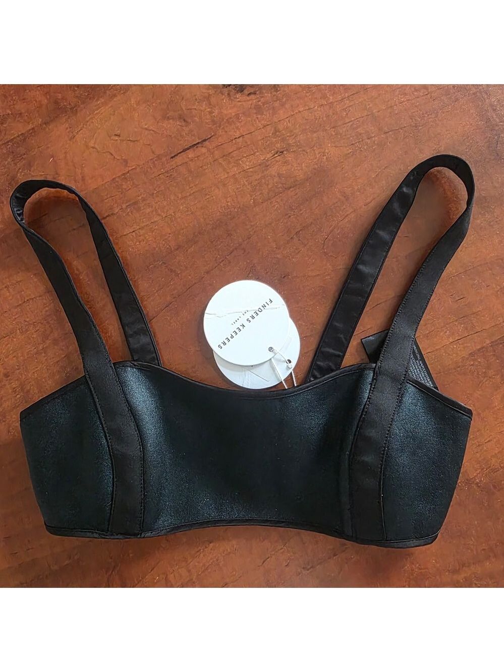 Finders Keepers Bright Side Black Bra